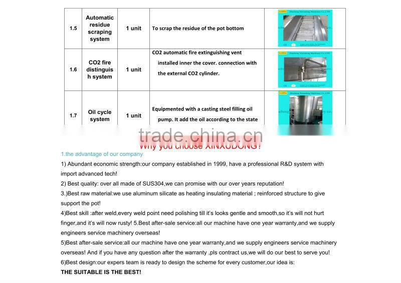 French fries/potato chips processing line