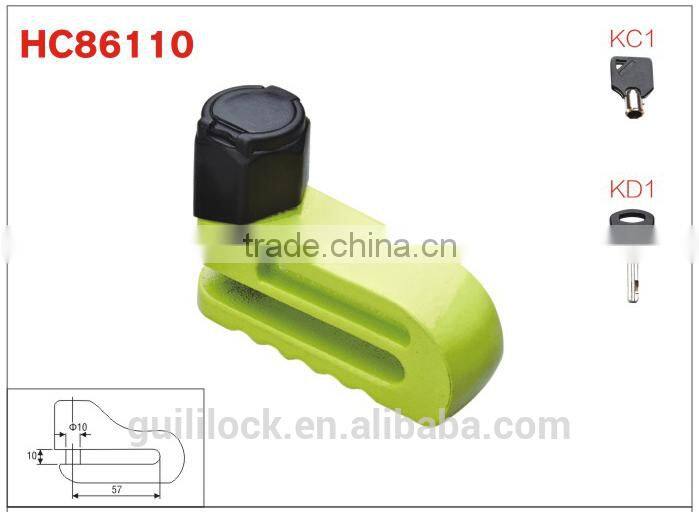 HC86110 anti-theft cilinder motorcycle lock set