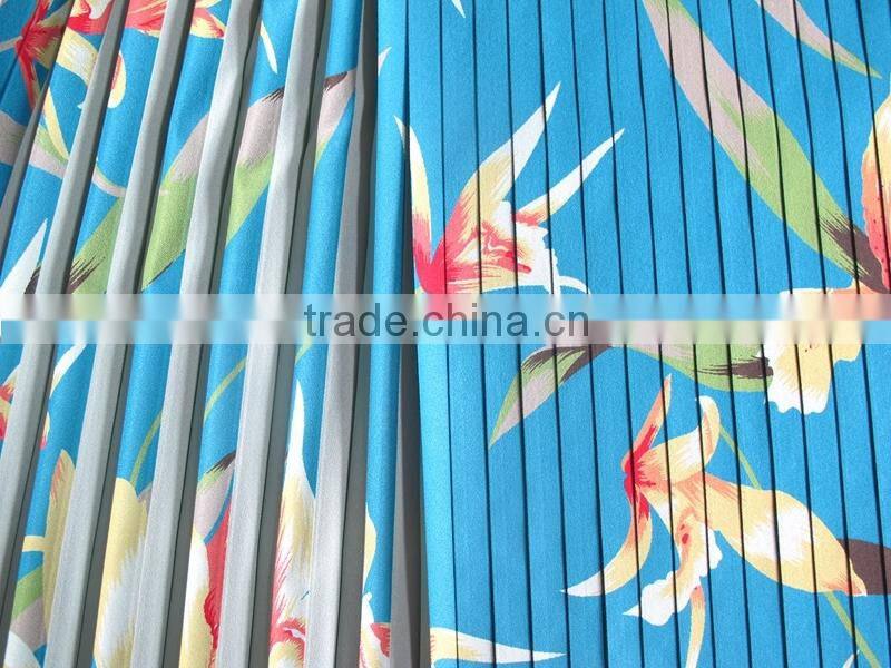Women clothing printing pleated fabric for garment summer dresses for women maxi dress