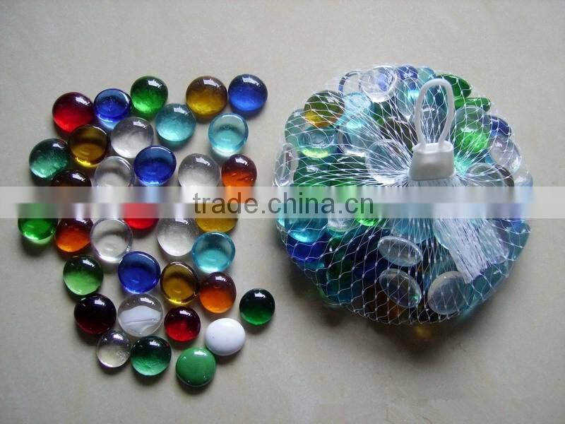 Good quality colorful glass gems flat back stone