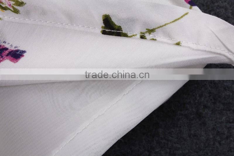 L043 Romper Women Playsuit 2016 Sexy Floral Printed Strap Playsuit