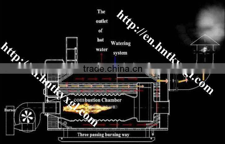hot sale all over the world CWNS series natural gas water boiler