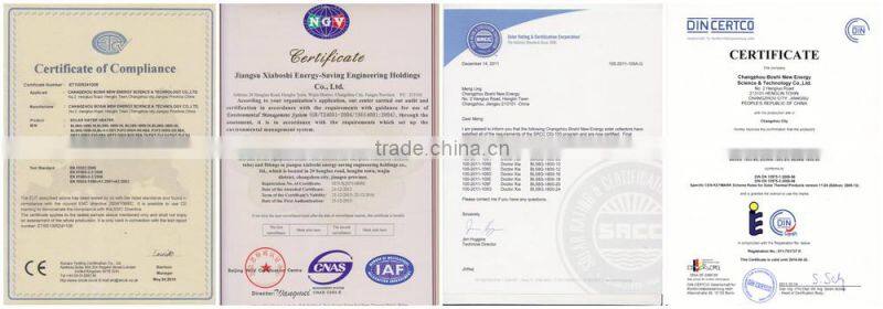 Color Steel Compact Non-pressurized Solar Hot Water Heater