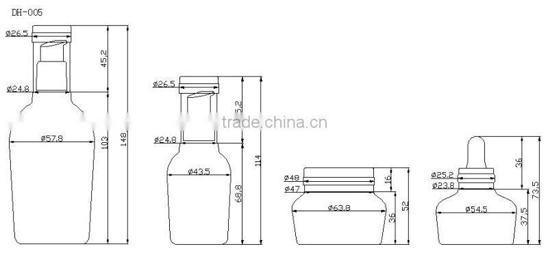 With dropper bottle green glass lotion bottles and packaging supplies