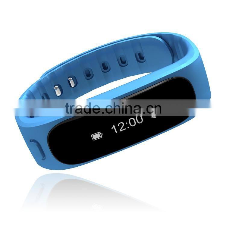 Water-proof Bluetooth 4.0 smartband smart watch wristband with pedometer, sleeping monitoring for Android IOS phones