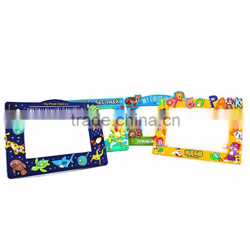 Wholesale Cartoon Fancy Customized Shaped PVC 3d Photo Frame