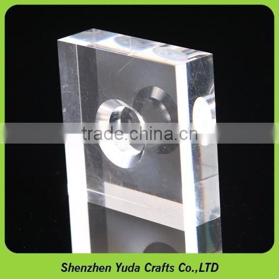 Machined Acrylic Ball Holder Coin Stand Customized Plastic CNC Milling Services