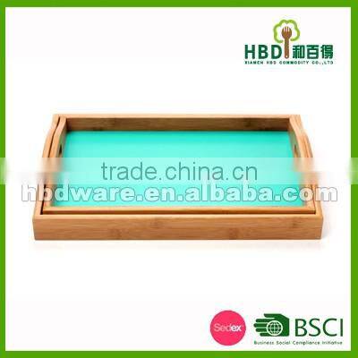High quality bamboo serving tray, breakfast tray