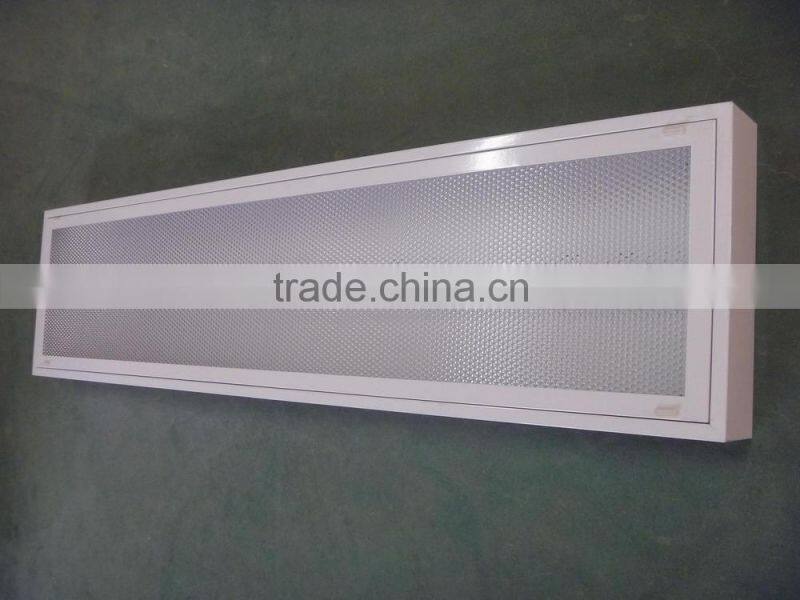 1200x300mm grille lamp lighting fixture with prismatic cover