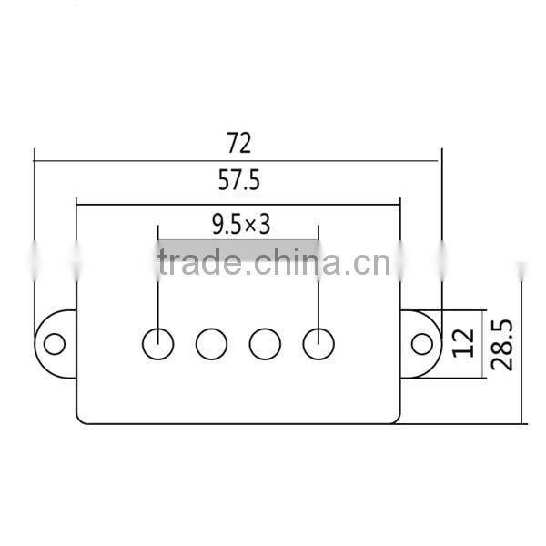 PB-1002 Musical Instruments Electric Guitar Parts Bass Single Coil Pickup