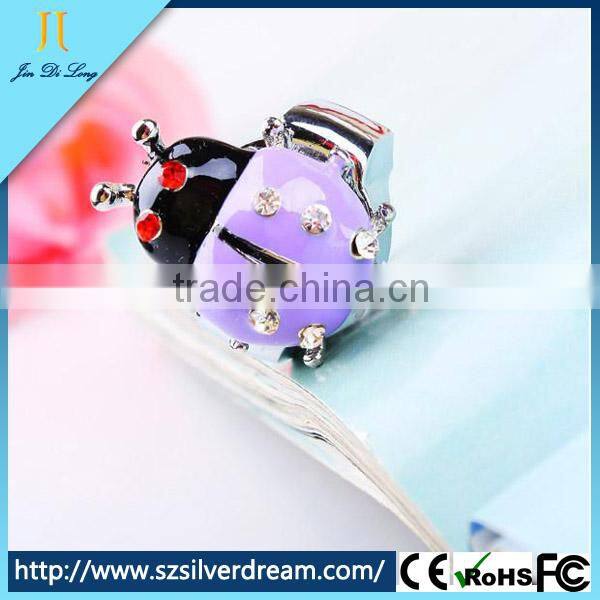 Fashion lovely scarab jewelry quartz finger lovely watch