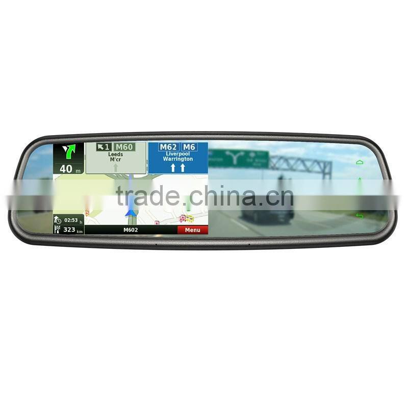 5.0 inch Android Car GPS Navigation Rear View Mirror with DVR