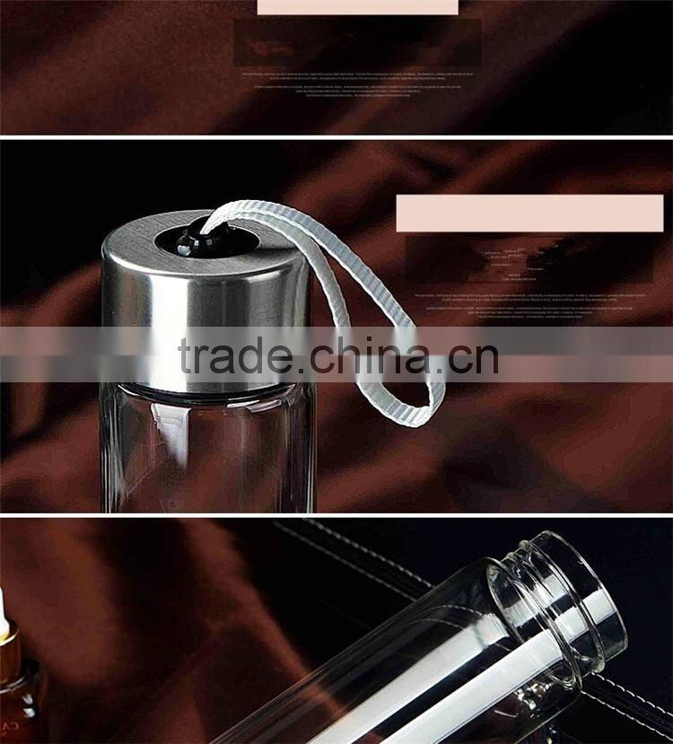 Durable Unique Empty Water Bottles High-grade Borosilicate Glass Water Bottle