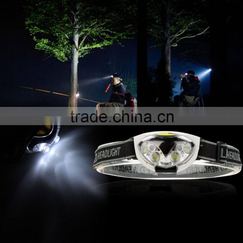 6 LED Lights 300Lumen 3 Mode Outdoor WaterResistant Headlight Night Fishing Camping Hiking Cycling Climb WaterProof Headlamp