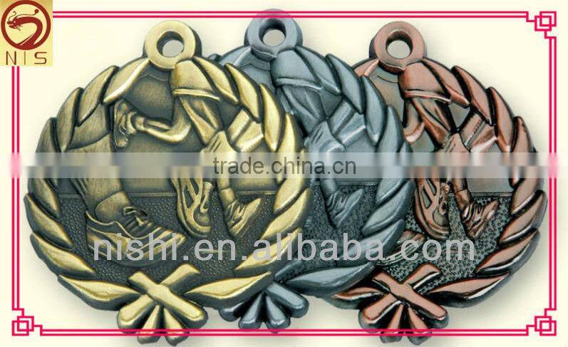 cheap swimming medal with ribbon