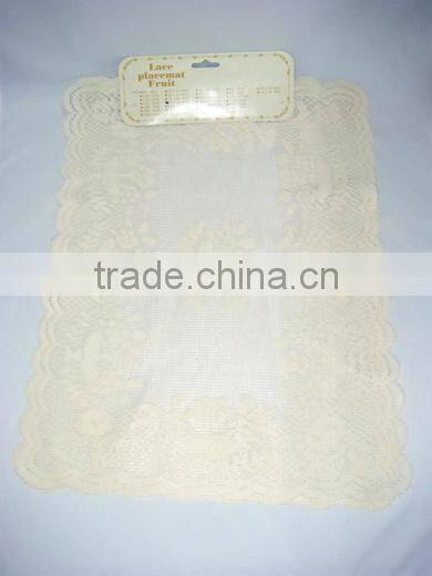 2pcs - Fruit Printed Oblong Lace Placemat For One Dollar Item