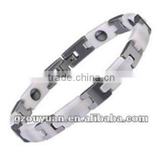 High polished faceted black ceramic bracelet, fashion ceramic bracelet