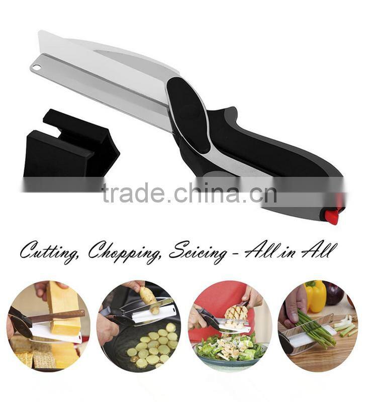 Clever new design unique creative smart vegetable fruit cutter 2 in 1