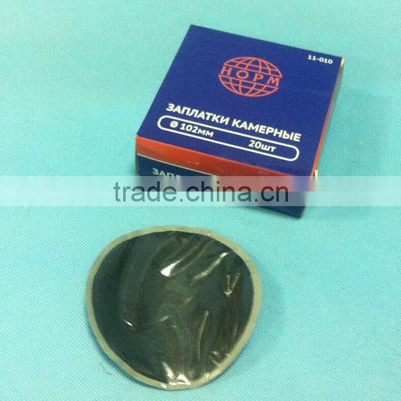 102 mm Round USA Style Patch Inner Tubes Repair Cold Patches in Zhejiang