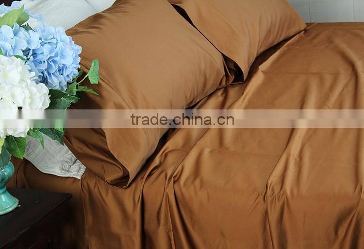 100% Egyptian Cotton 300TC Satin Home Hotel Bedsheet Manufacturer in China