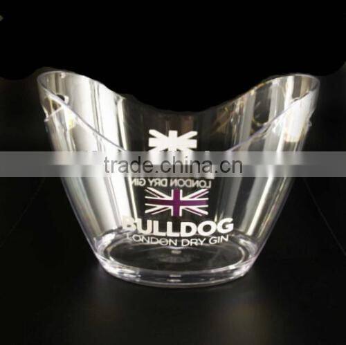 hot selling clear transparent Acrylic champagne ice bucket