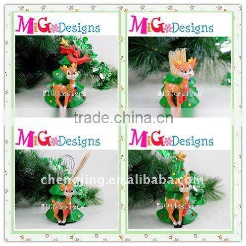 gingerbread man Christmas Polyresin ashtray