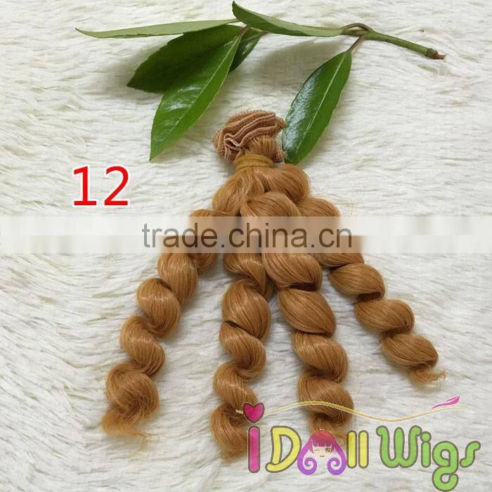 Brand New 15*100cm Body Wave Hair Extension HT Resistant Wig for SD BJD Baby Dolls