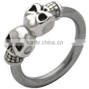 Fashion Jewelry Grade 23 Solid Titanium Captive Bead Ring CBR Ball Closure Ring BCR Fake Lip Piercng