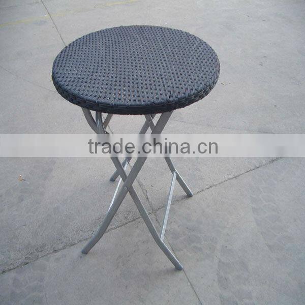 Cheap outdoor Folding Rattan Table