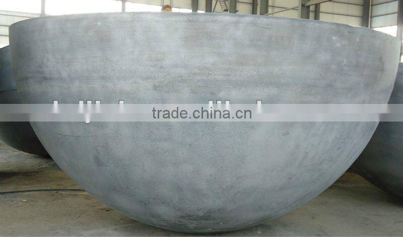 pressure vessel steel dome cap stainless steel hemisphere