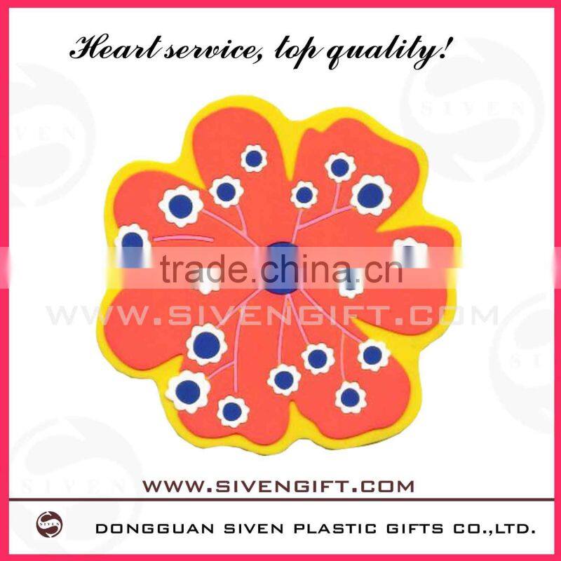 Customer Soft Pvc Coaster