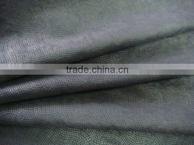 polyester embossed alova fabric
