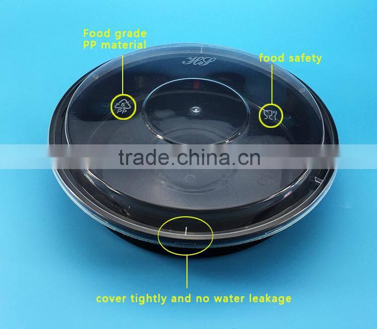 sealable disposable food plastic container takeaway
