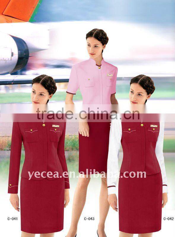 Stewardess Airline Uniform for stewardess(AL-008)