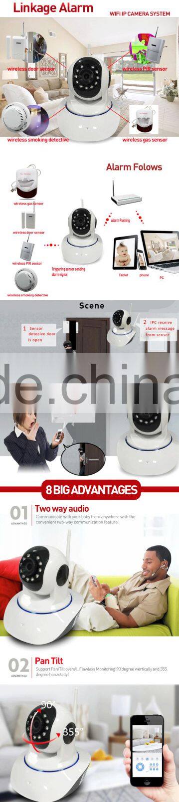 Promotion Network Yoosee Wifi IP Camera with Email Alert Support Android/ISO View