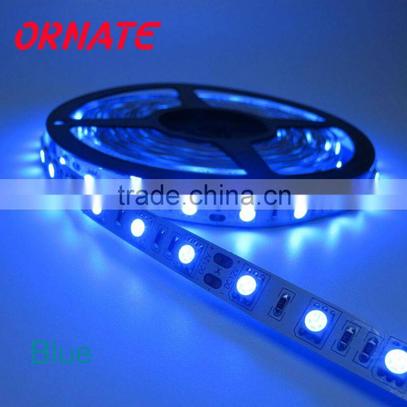 Epistar chip 2 year warranty IP65 black/white PCB 60 led/m 5050 led strip