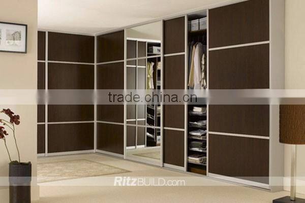 Sliding door wooden livingroom wardrobe cabinet