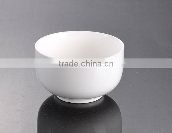 Super White Rice Cereal Breakfast Dinner Service Bowls Ceramic Porcelain Hotel Restaurant Custom Design All Size Available