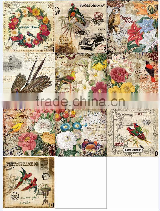 Custom printing accept nature linen material car seat cushion