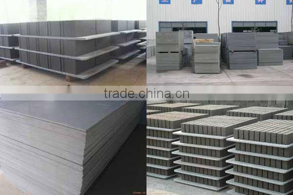 Best quality waterproof PVC board for cement block machine