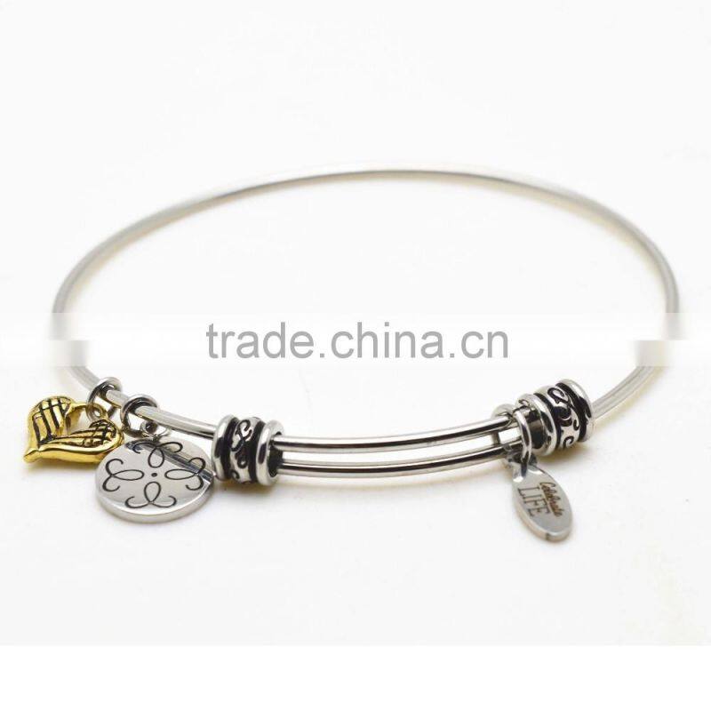 popular bracelets charm stainless steel high quality
