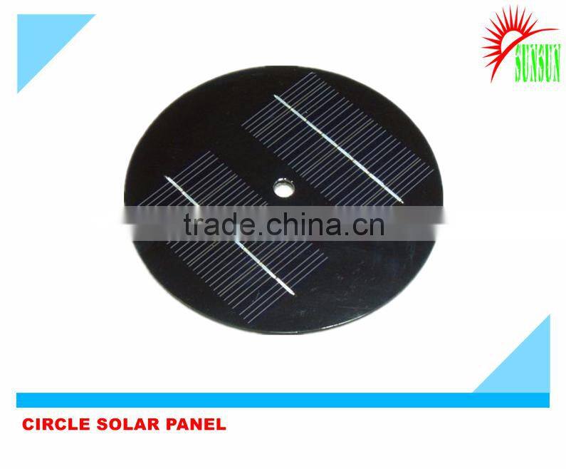 Epoxy PET 9V Mini Round solar panel