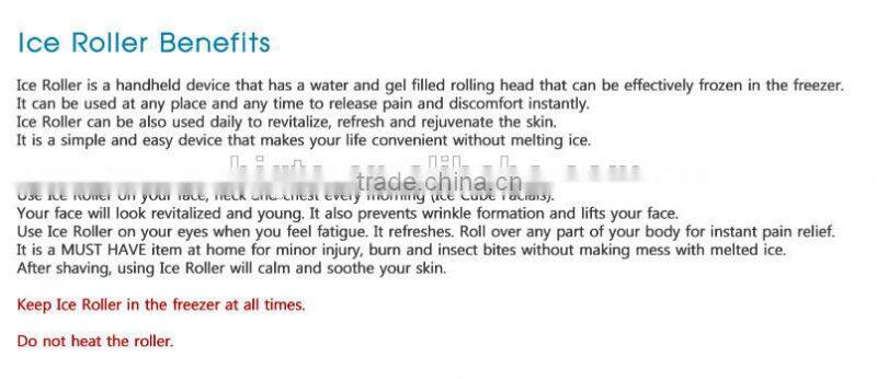 Ice Roller Massage for face and body with high quality