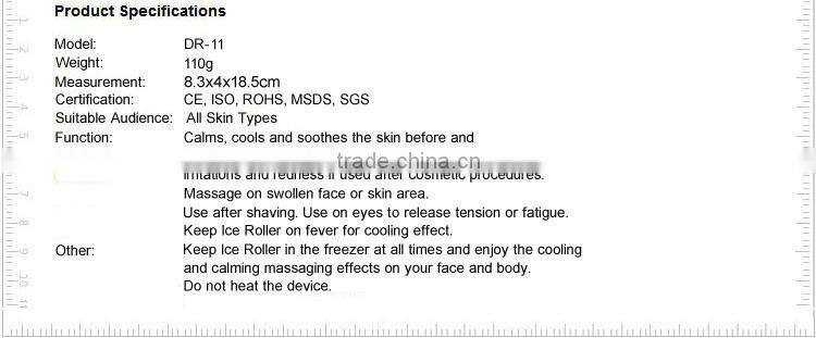 face and body massage skin cooling ice roller