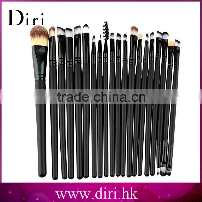 Wholesale 20 Pcs Makeup Powder Foundation Eyeshadow Eyeliner Lip Cosmetic Brushes Set