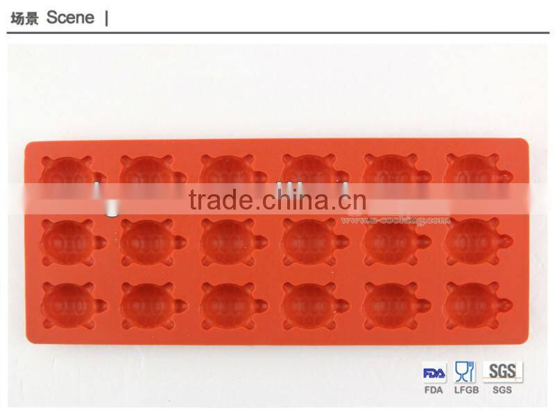 FDA/SA8000/LFGB cute shape silicone cake mould