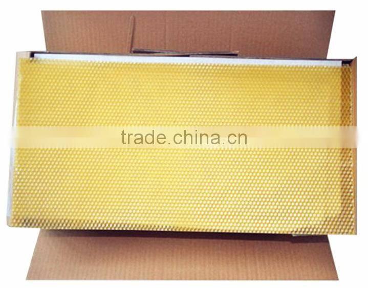 2016 bee keeping use beeswax foundation sheet/hot sale bee foundatoin sheet