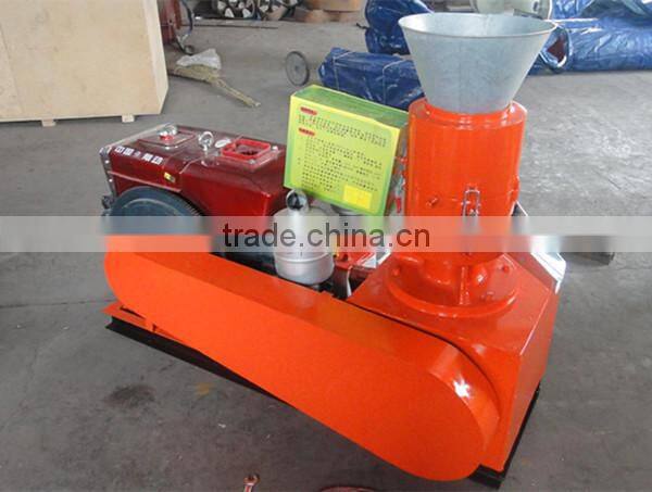 hot 9PK-200E flat mould feed and wood pellet machine with diesel engine