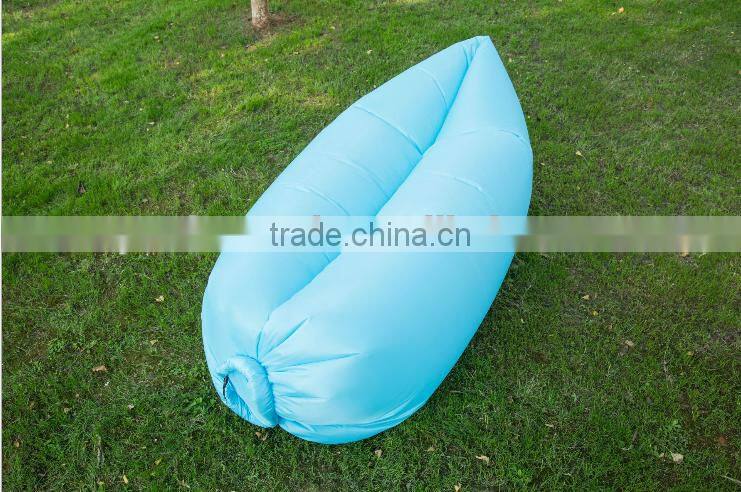 Outdoor Inflatable Sunbath Nylon Fabric Beach Lounger Convenient Compression layba