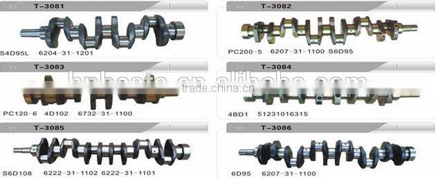 Forging or Casting Engine Crankshaft for TD25 2.5L Crankshafts 12200-AD200